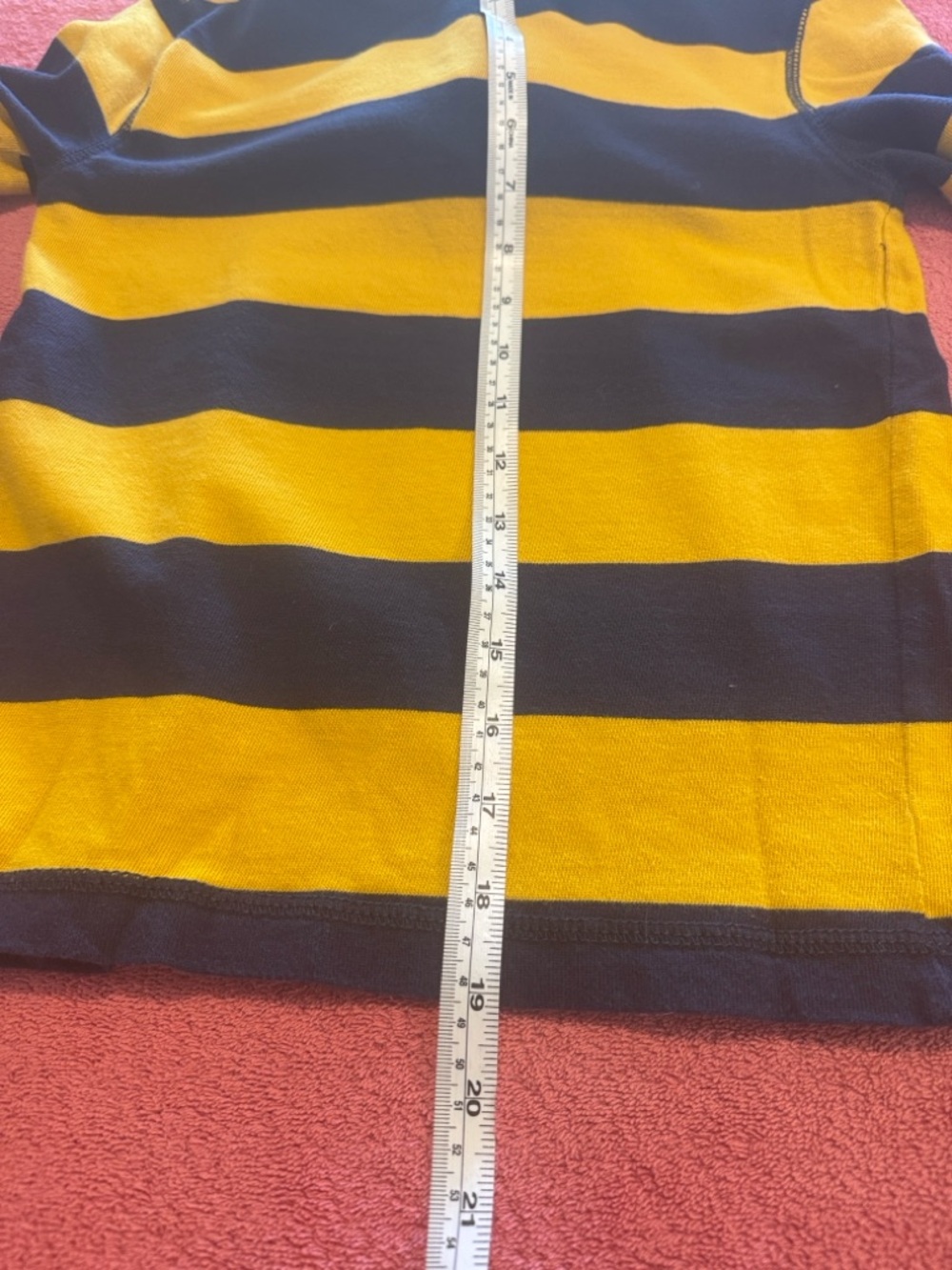 Gymboree Yellow and Black Striped Hooded Henley Long-Sleeve Tee - Picture 7 of 11